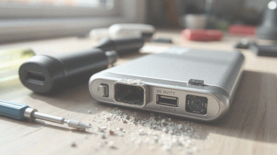 Jakie są przyczyny uszkodzenia portu ładowania w powerbanku?