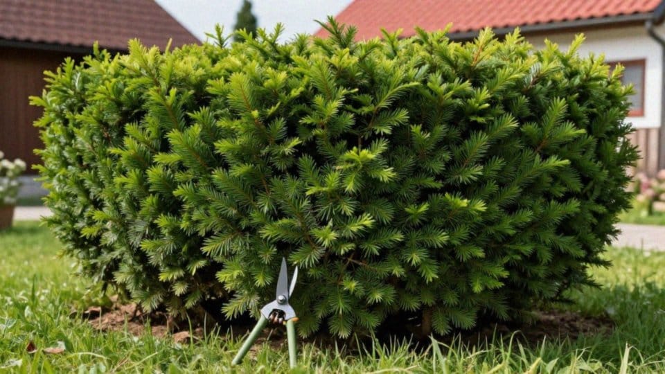Jak często przycinać żywopłot ze świerków?
