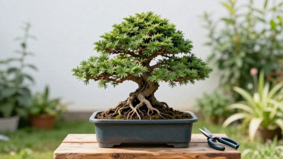 Ile można przyciąć tuję na bonsai naraz?