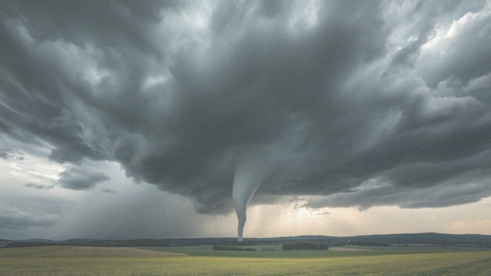 Jak wygląda proces tworzenia tornada w chmurach burzowych?