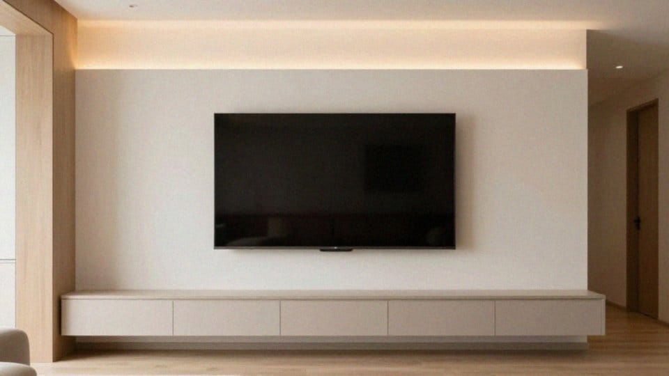 Jak dobrać oświetlenie i ukryć kable za telewizorem?