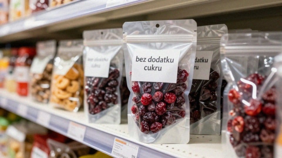Jak wybierać suszoną żurawinę bez dodatku cukru?