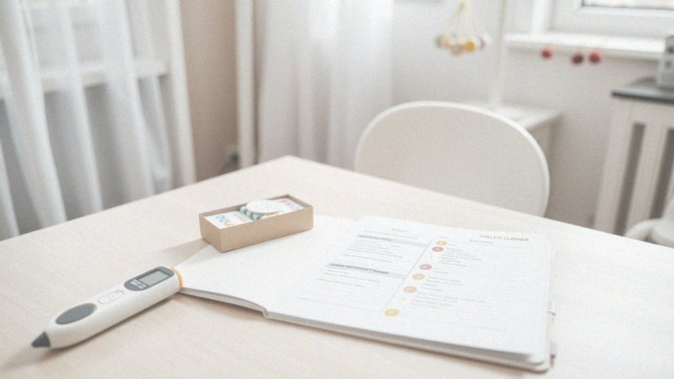 Jakie kluczowe informacji medyczne powinny być w planerze zdrowia dziecka?