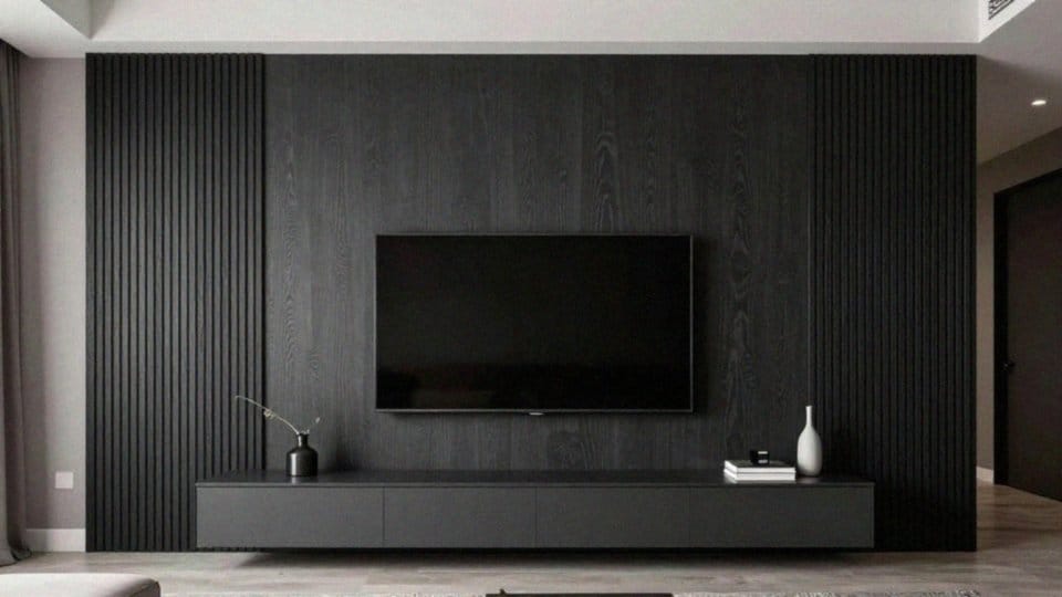 Jakie materiały wybrać na czarną ścianę TV?