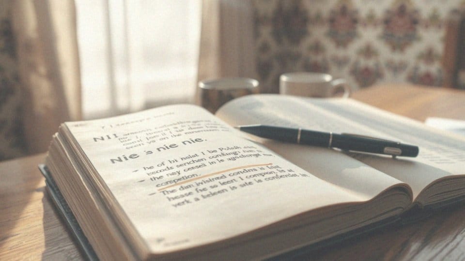 Jakie są zasady dotyczące odmienionych czasowników z partykułą 'nie'?