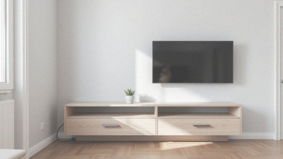 Czy szafka RTV jest dobrym pomysłem pod wiszący telewizor?