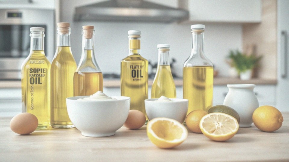 Jakie rodzaje olejów są używane do produkcji zdrowego majonezu?