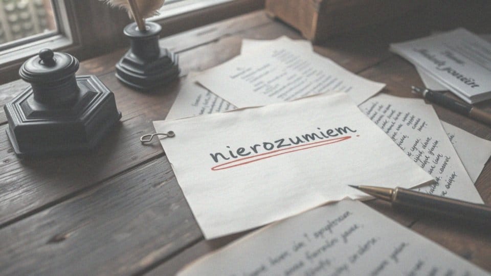 Jakie znaczenie ma błędna pisownia „nierozumiem”?