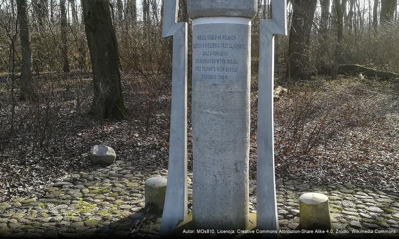 Pomnik ofiar Fortu VII nad Rusałką w Poznaniu (południowy brzeg)