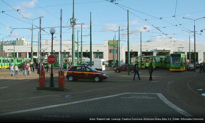 Zajezdnia tramwajowa przy ulicy Głogowskiej w Poznaniu